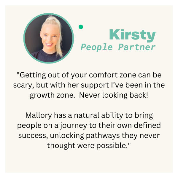 Testimonial from Kirsty